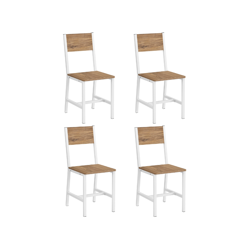 VASAGLE Industrial Dining Chairs Set: Modern Steel Frame, Multiple Colors & Packs