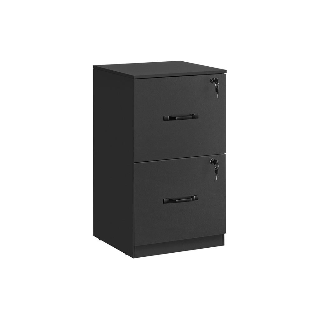 VASAGLE 2-Drawer Vertical File Cabinet Printer Stand Lockable A4 Letter Files