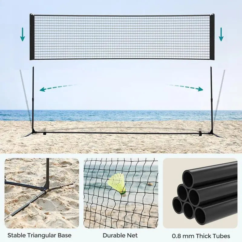 FURNMICS Black Badminton Net