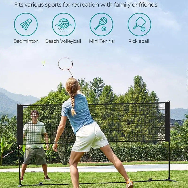 FURNMICS Black Badminton Net