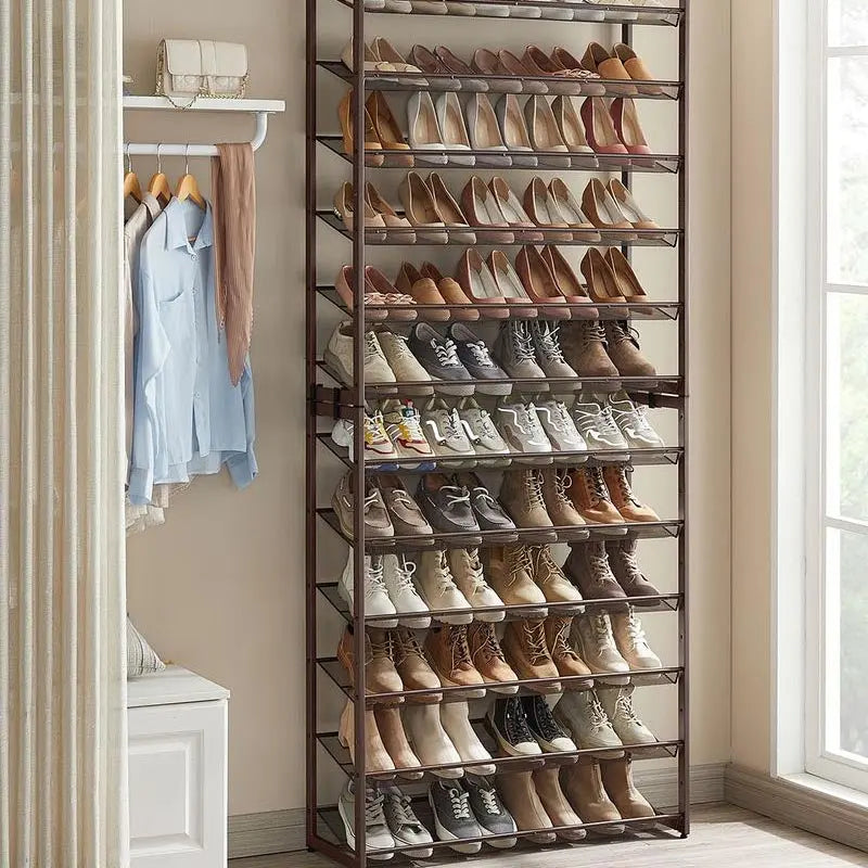 FURNMIC 12-Tier Metal Shoe Storage Organizer