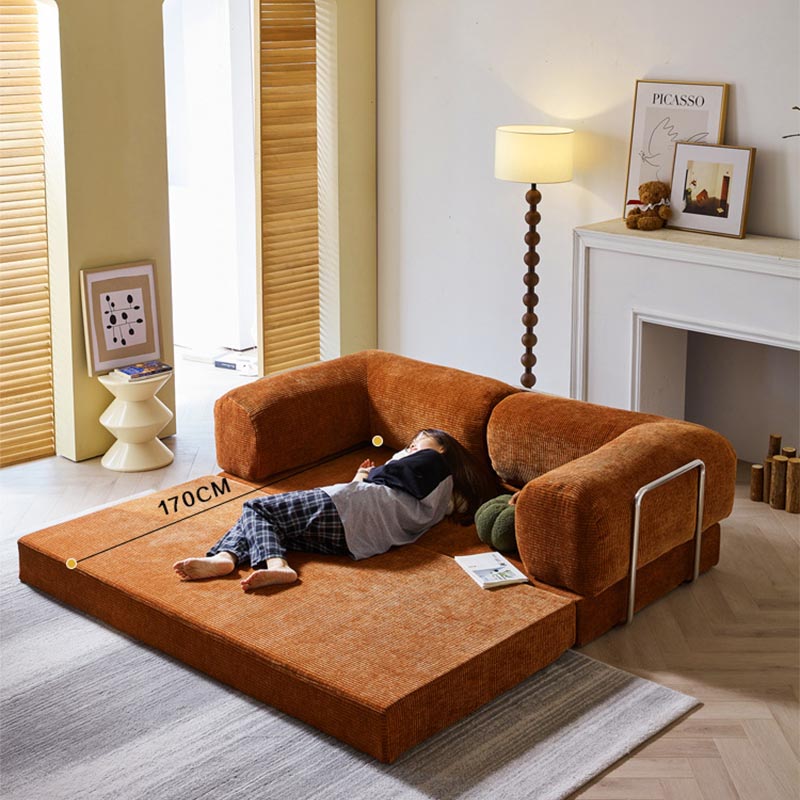 Lazy Folding Sofa Bed | Corduroy