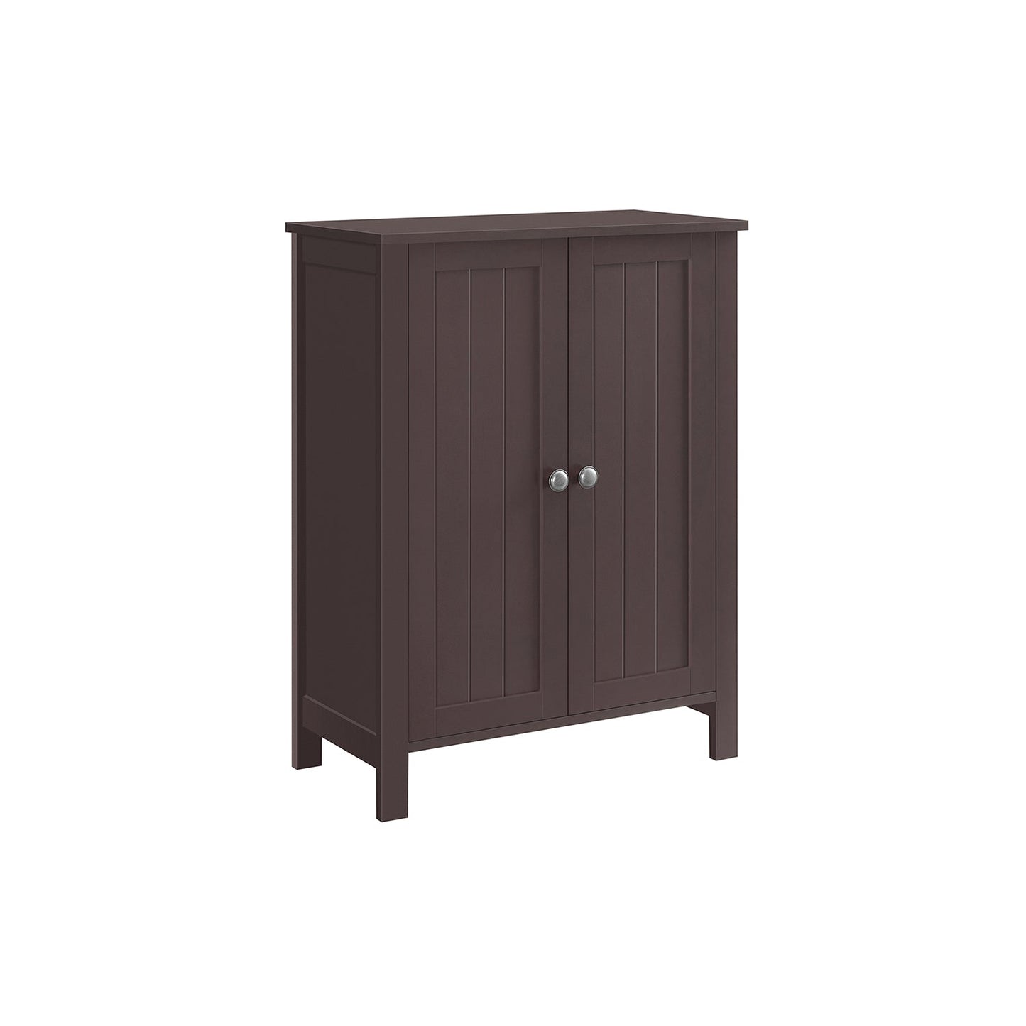 VASAGLE Double Door Bathroom Floor Cabinet, Adjustable Shelf, Versatile Storage Solution