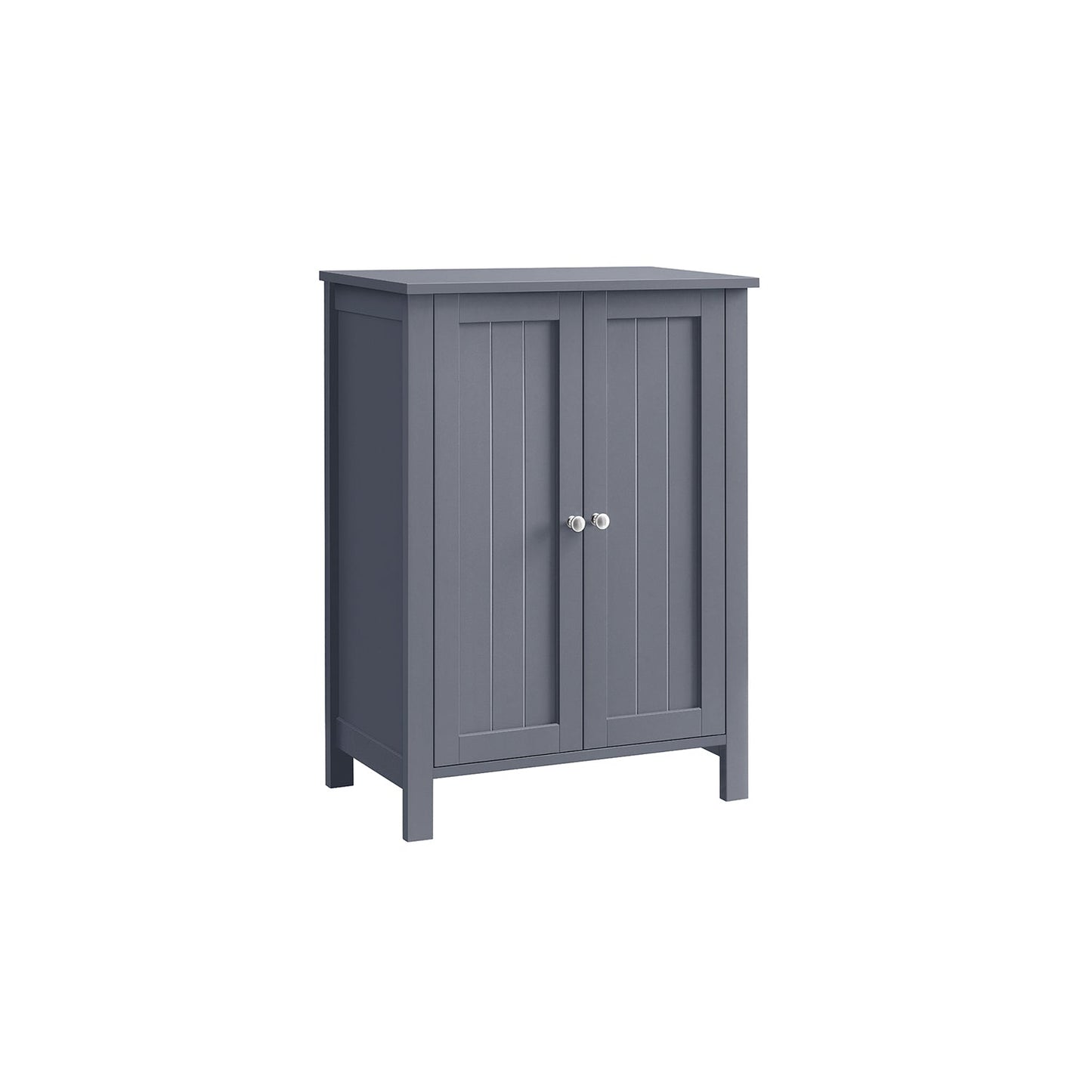 VASAGLE Double Door Bathroom Floor Cabinet, Adjustable Shelf, Versatile Storage Solution