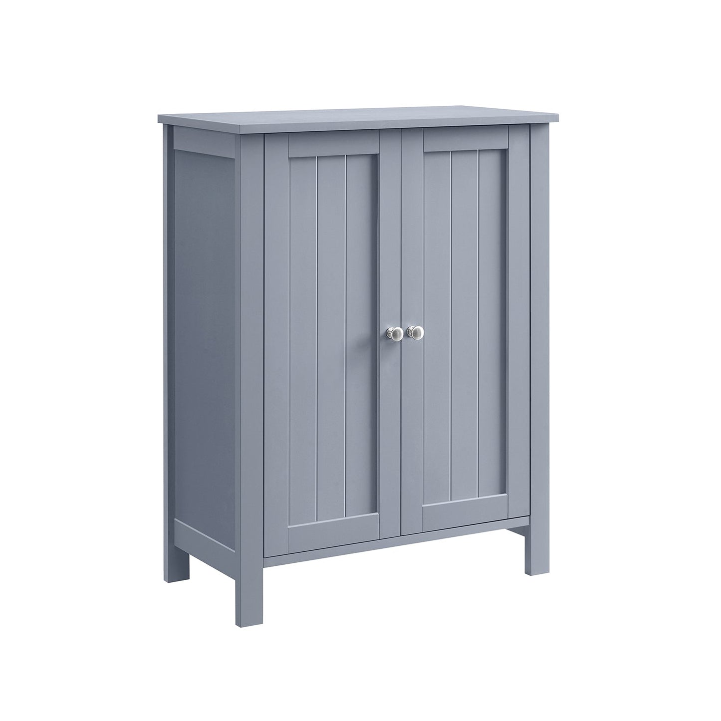 VASAGLE Double Door Bathroom Floor Cabinet, Adjustable Shelf, Versatile Storage Solution
