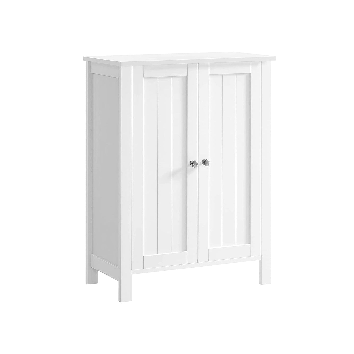 VASAGLE Double Door Bathroom Floor Cabinet, Adjustable Shelf, Versatile Storage Solution