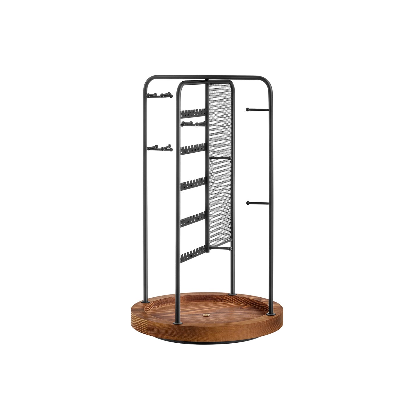 FURNMICS Rotating Jewellery Stand with Bottom Tray