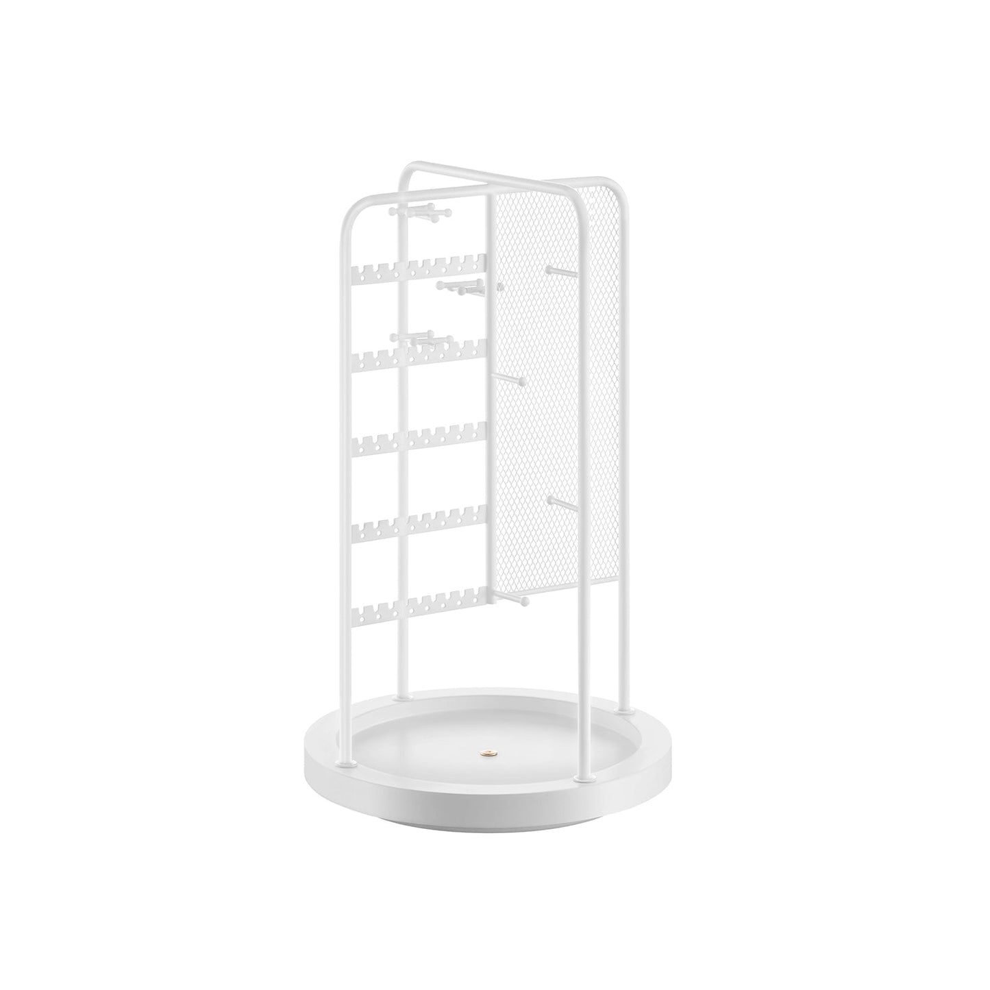 FURNMICS Rotating Jewellery Stand with Bottom Tray