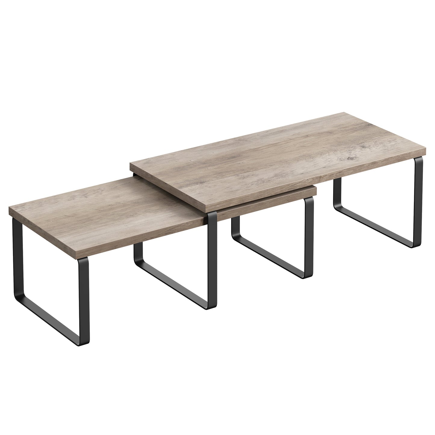 Expandable Stackable Kitchen Countertop Shelves, Metal Bamboo Cabinet Organizer Set