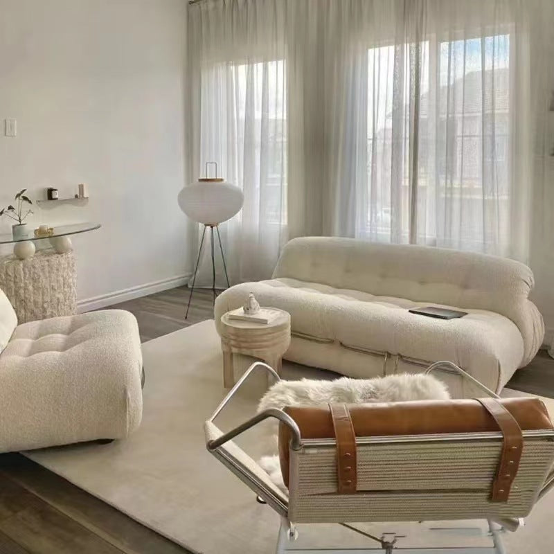 Italian Minimalist Rochiburg Fabric Sofa with Simple Design