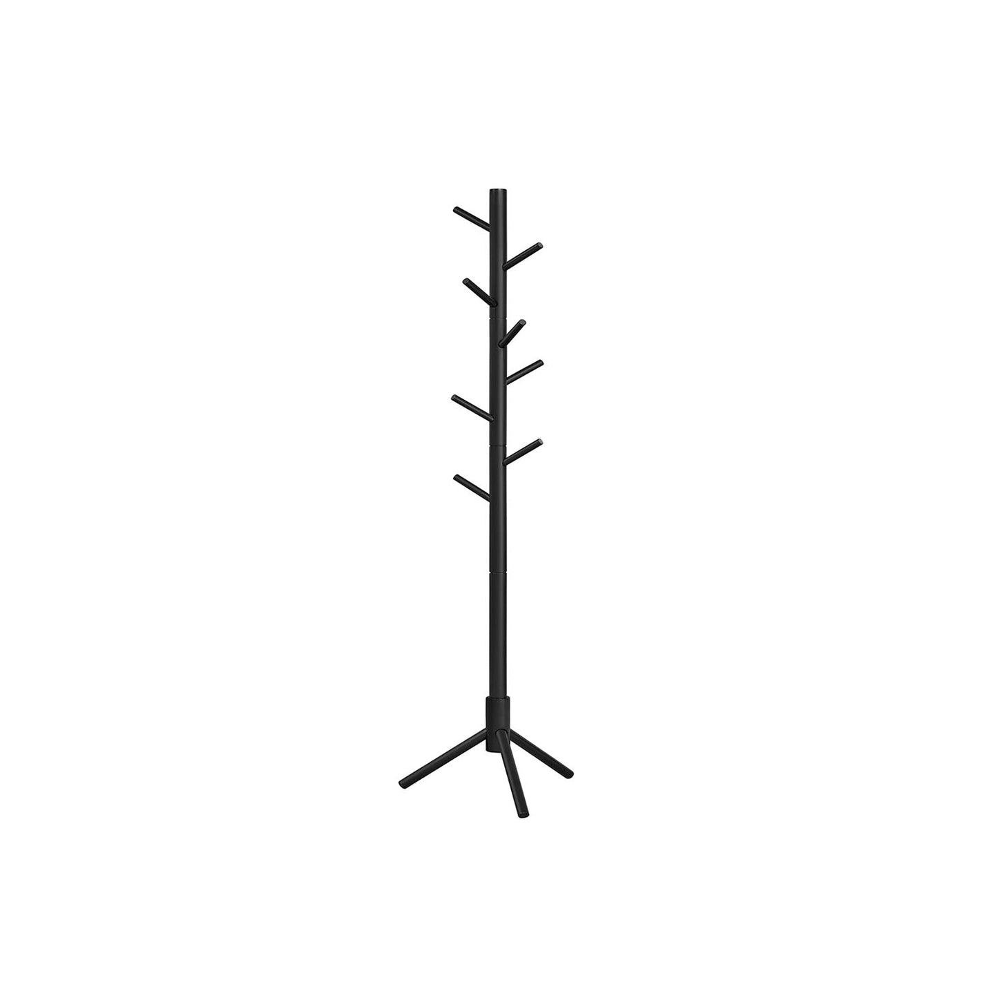 VASAGLE Freestanding Modern Coat Rack Tree with 8 Hooks for Entryway Hallway