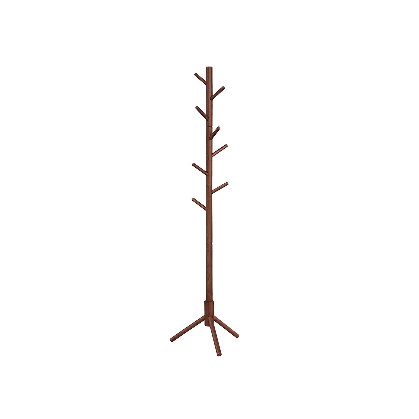 VASAGLE Freestanding Modern Coat Rack Tree with 8 Hooks for Entryway Hallway
