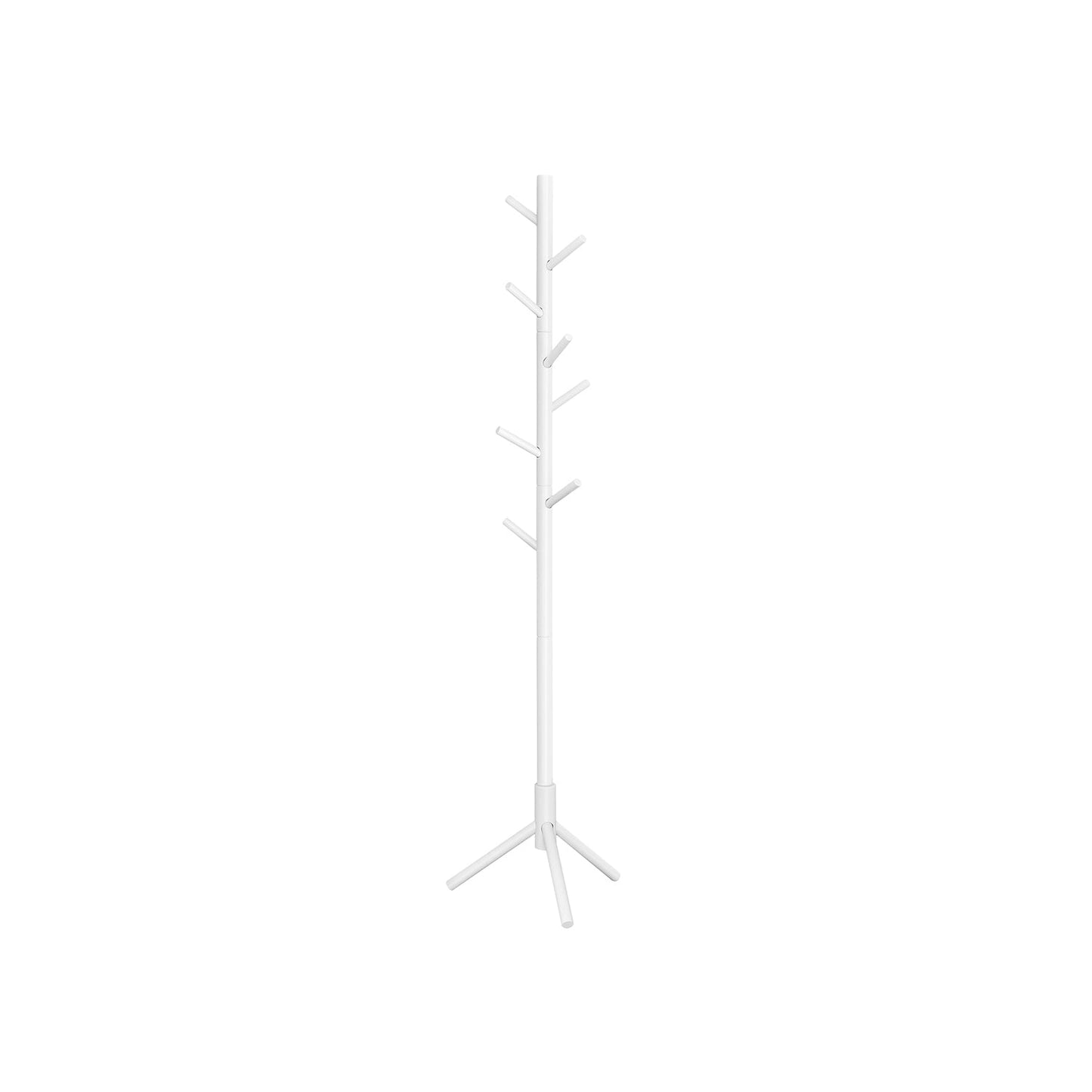 VASAGLE Freestanding Modern Coat Rack Tree with 8 Hooks for Entryway Hallway