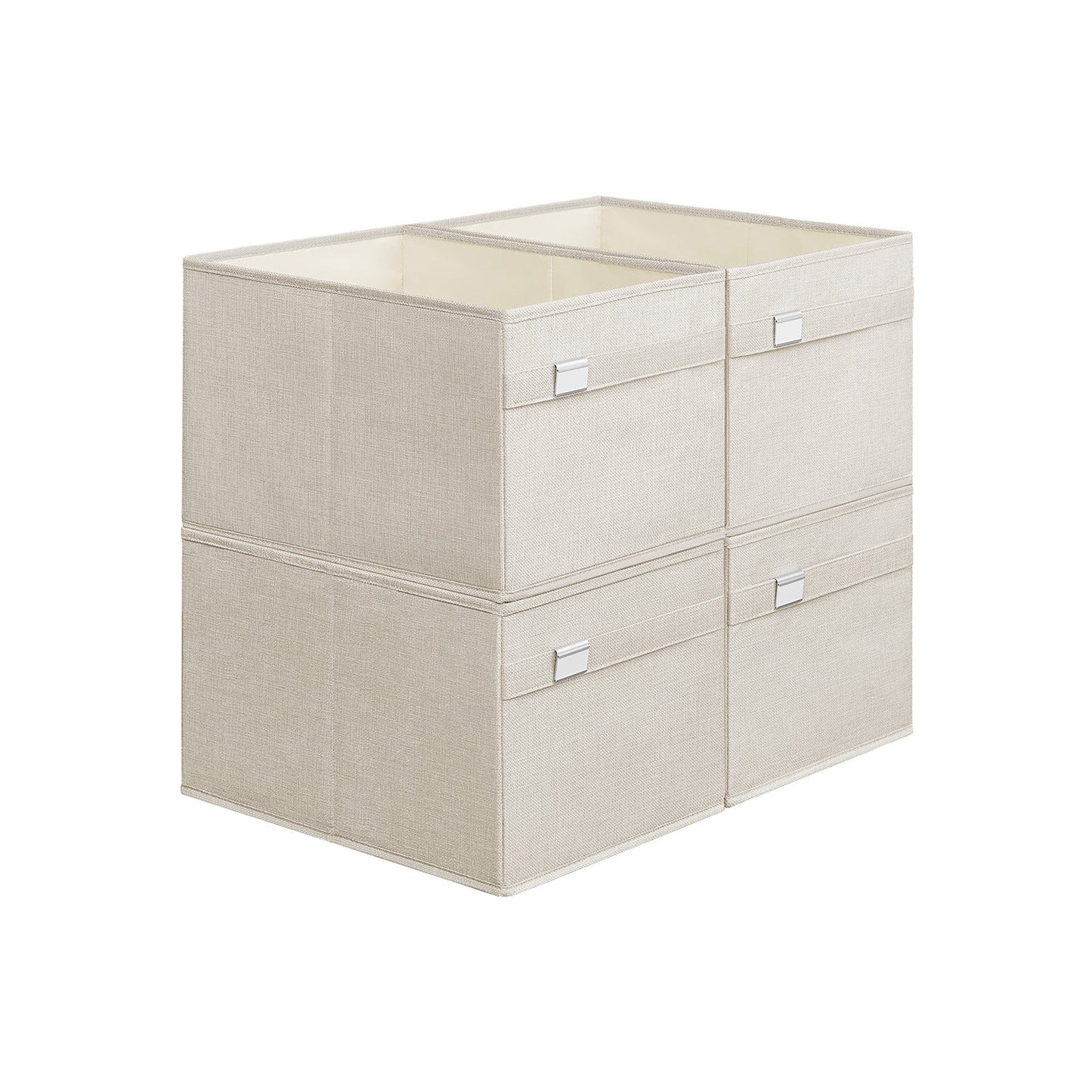 FURNMICS Set of 2 Storage Baskets with Double Handles