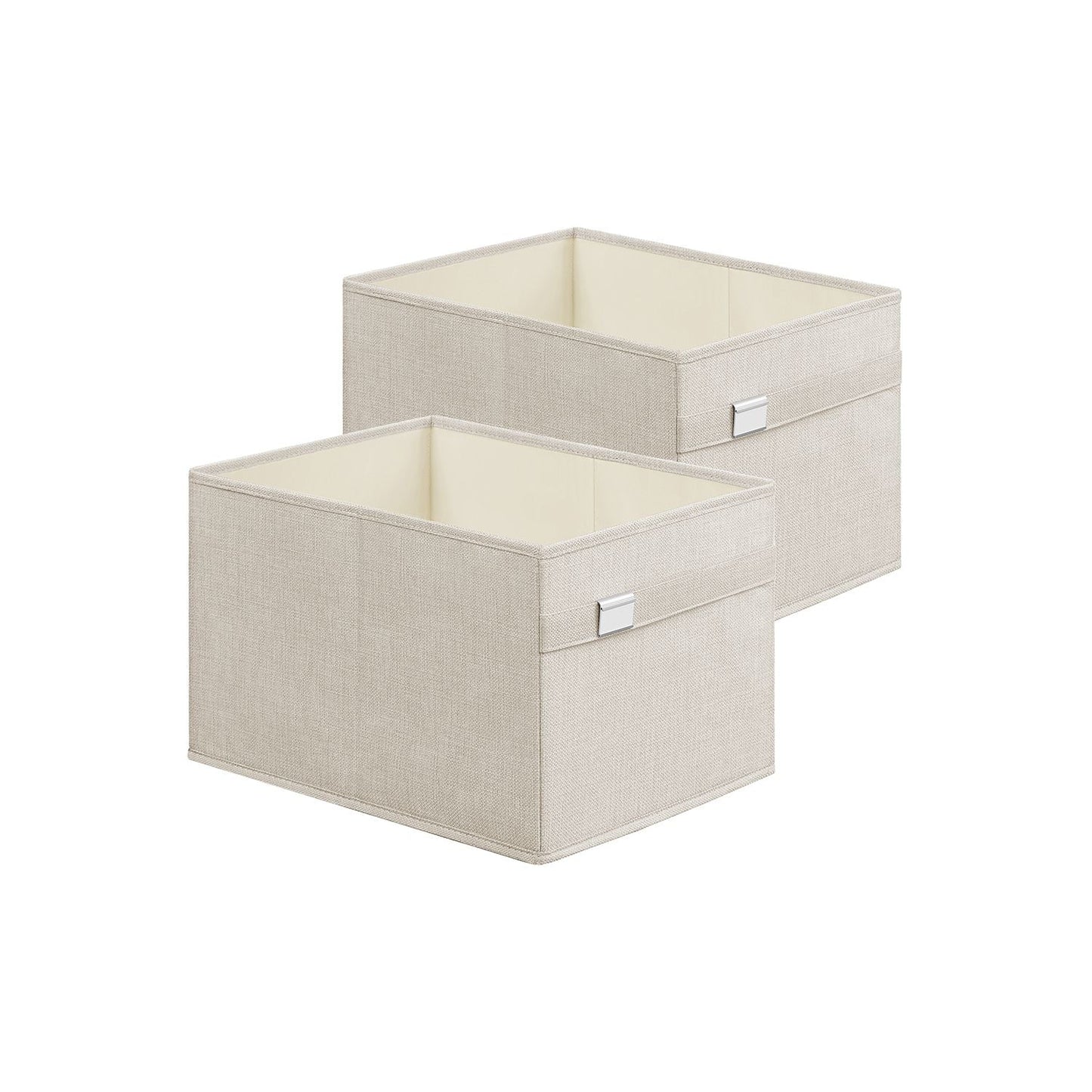 FURNMICS Set of 2 Storage Baskets with Double Handles