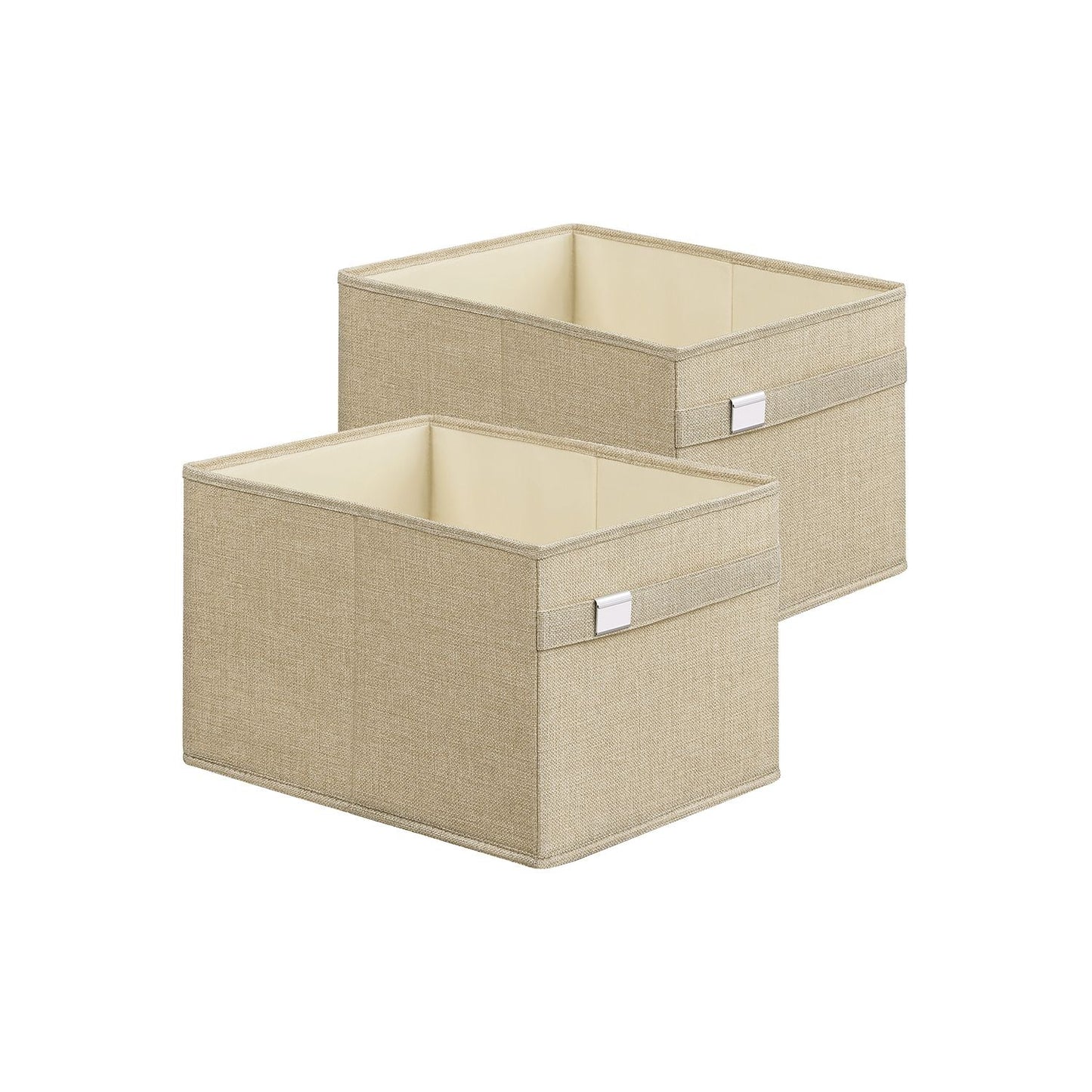 FURNMICS Set of 2 Storage Baskets with Double Handles