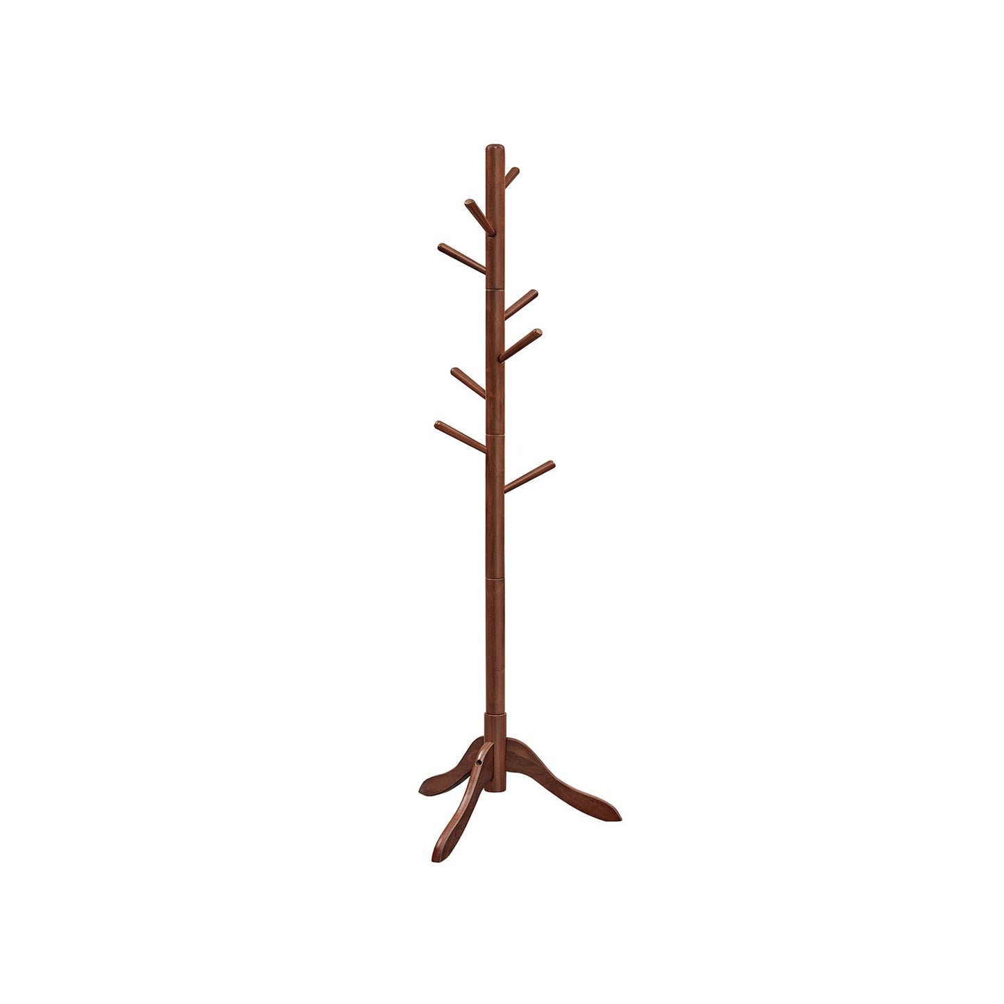 VASAGLE Freestanding Modern Coat Rack Tree with 8 Hooks for Entryway Hallway