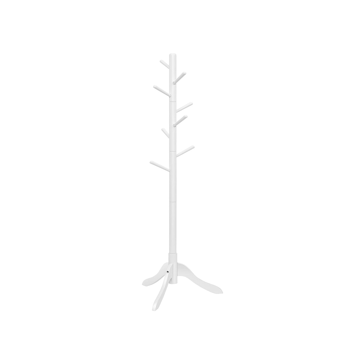 VASAGLE Freestanding Modern Coat Rack Tree with 8 Hooks for Entryway Hallway