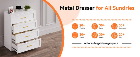 metal chest of drawers