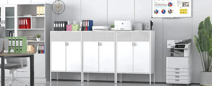 Metal storage cabinet