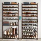 FURNMIC 12-Tier Metal Shoe Storage Organizer