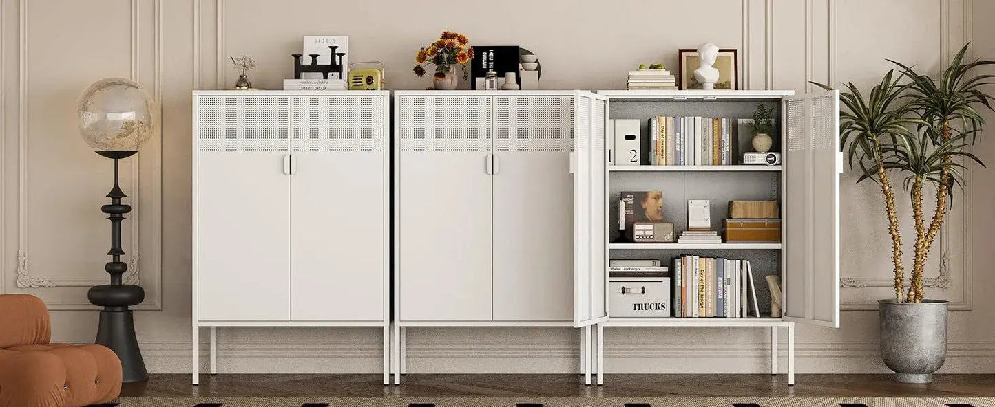 Metal storage cabinet