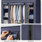 FURNMICS Portable Closet with Non-Woven Fabric Cover 