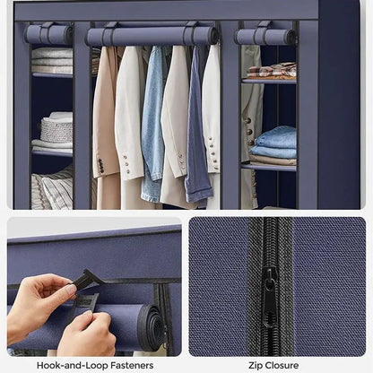 FURNMICS Portable Closet with Non-Woven Fabric Cover