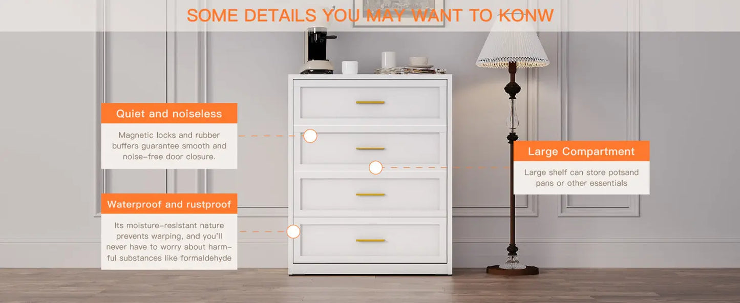 Metal chest of drawers