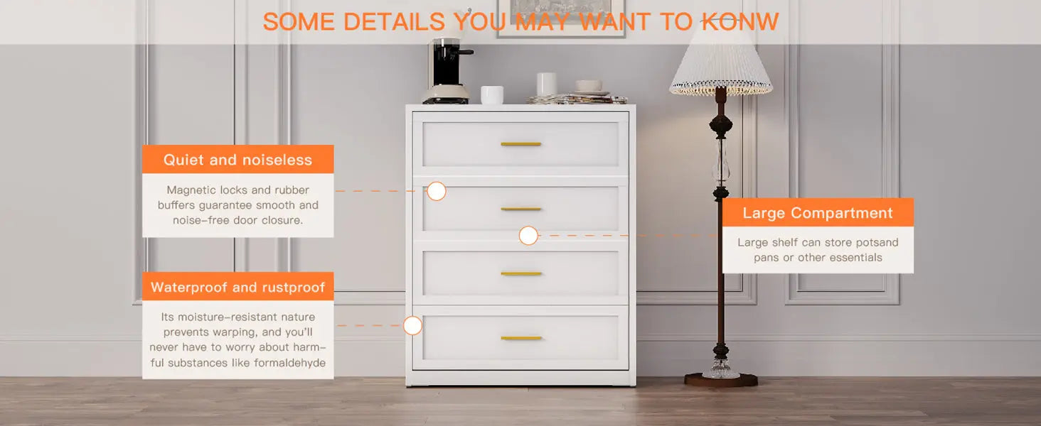 Metal chest of drawers