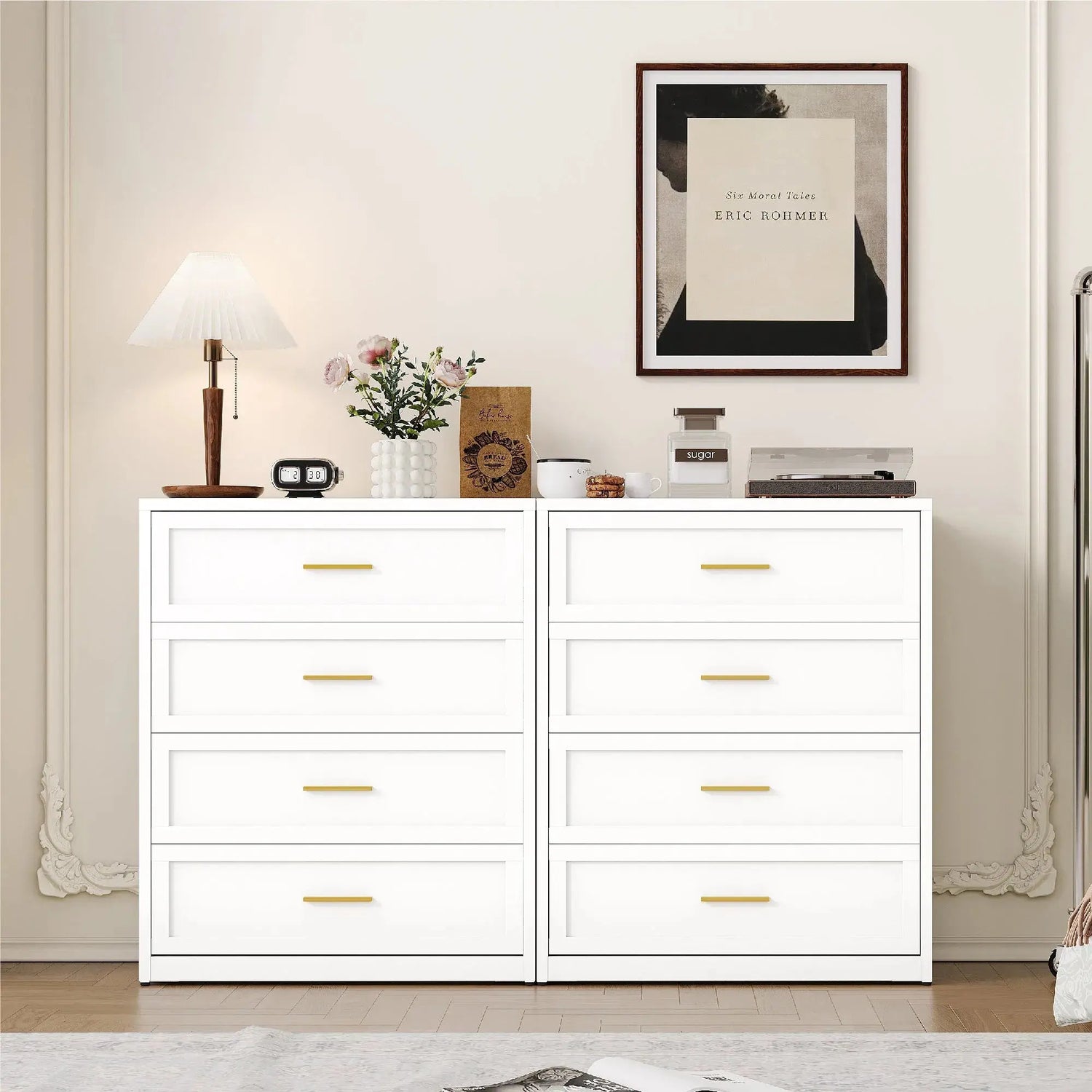 Metal chest of drawers