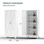 White Farmhouse Kitchen Cabinet