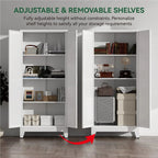 White Farmhouse Kitchen Cabinet
