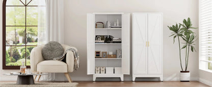 White Farmhouse Kitchen Cabinet