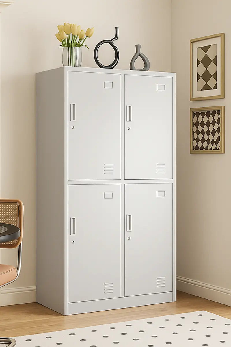 Four-door wardrobe 【185cm x 90cm x 50cm】