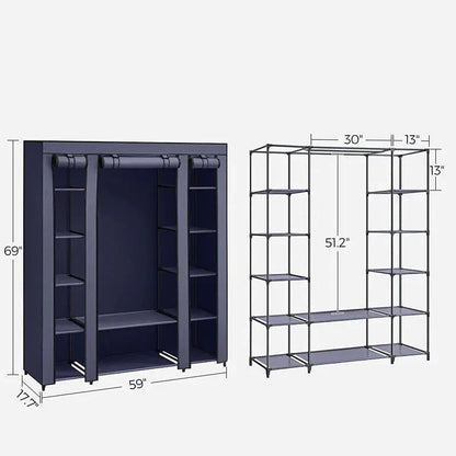 FURNMICS Portable Closet with Non-Woven Fabric Cover