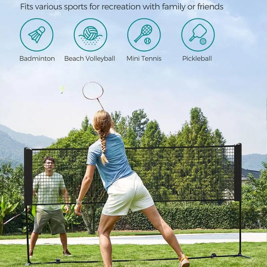 FURNMICS Black Badminton Net
