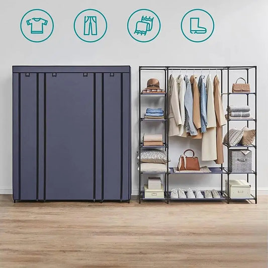 FURNMICS Portable Closet with Non-Woven Fabric Cover