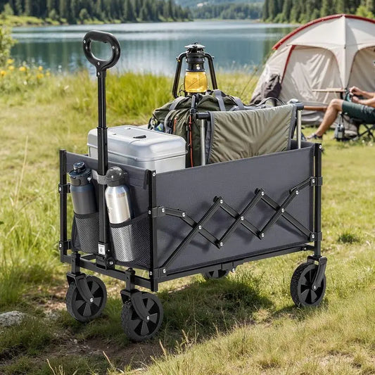 FURNMICS Portable Wagon Collapsible with Wheels