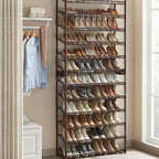 FURNMIC 12-Tier Metal Shoe Storage Organizer