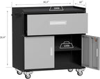 Metal storage cabinet