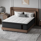 FURNMICS Black & White Memory Foam Mattress