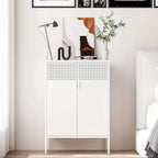 Metal storage cabinet