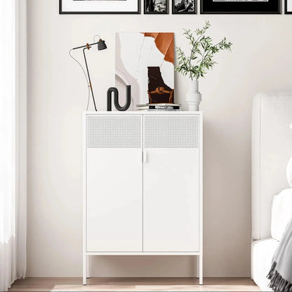 Metal storage cabinet