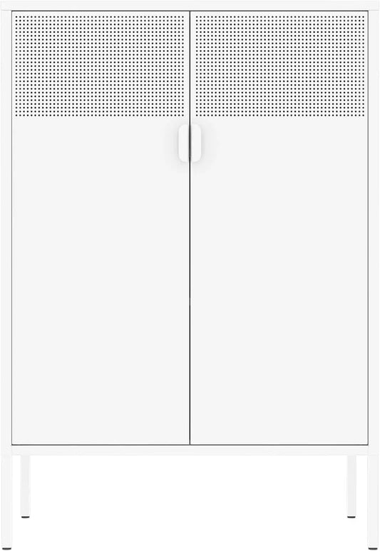 Metal storage cabinet