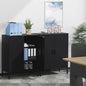 Metal Storage Cabinet with Doors and Shelves