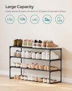 FURNMICS 3-Tier Shoe Rack