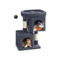 FURNMICS 26.4-Inch Cat Tower with 2 Cat Caves