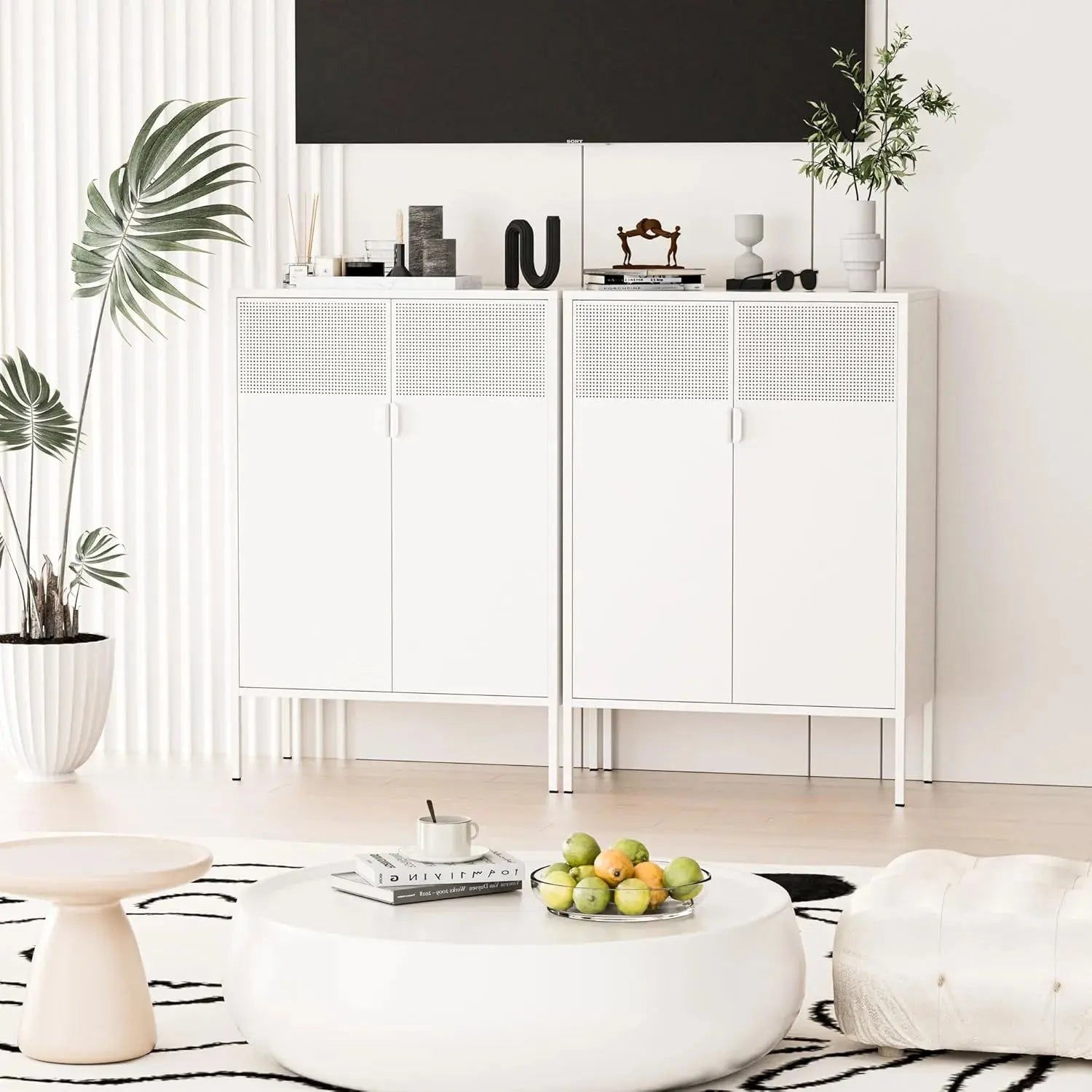 Metal storage cabinet
