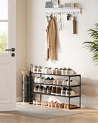 FURNMICS 3-Tier Shoe Rack